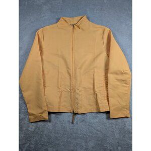 Nike Bomber Jacket Youth Medium Orange Full Zip Lightweight Windbreaker Active